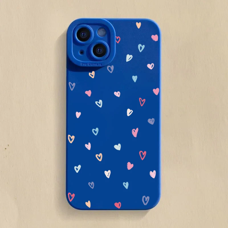 Vibrant Love Heart Silicone Phone Case
