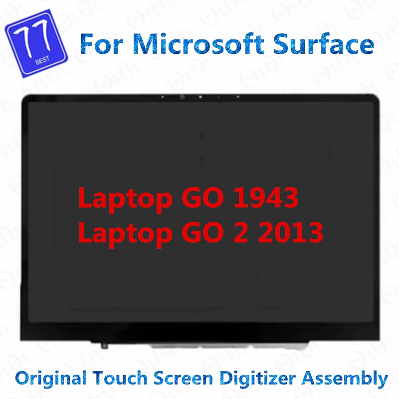 Gread A + 12.4 "Lcd Touch Screen Digitizer Panel Assembly Per Microsoft Surface Laptop Go 1943 Microsoft Surface Laptop Go 2 2013