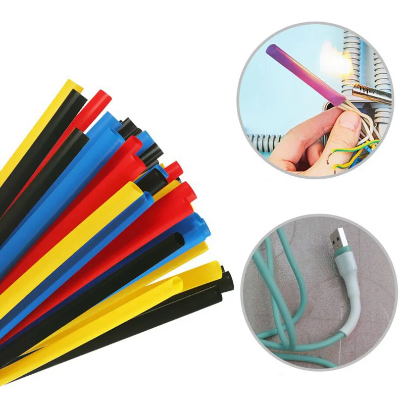 Thermoresistant Tube Heat Shrink Wrapping KIT Termoretractil Shrinking Tubing Assorted Pack Wire Cable Insulation Sleeve