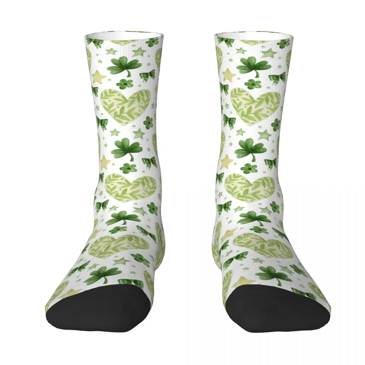 

Happy Ireland St. Patrick's Day Sock Socks Men Women Polyester Stockings Customizable Funny