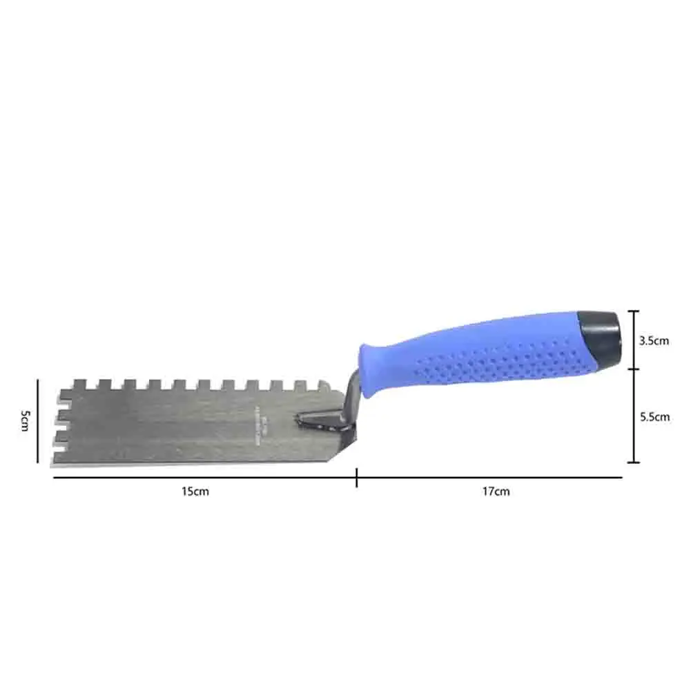 Teeth Putty Trowel Shovel Plaster Drywall Repair Scraper Square Notched Trowel Wall Corner Repair Scraper Construction Tool