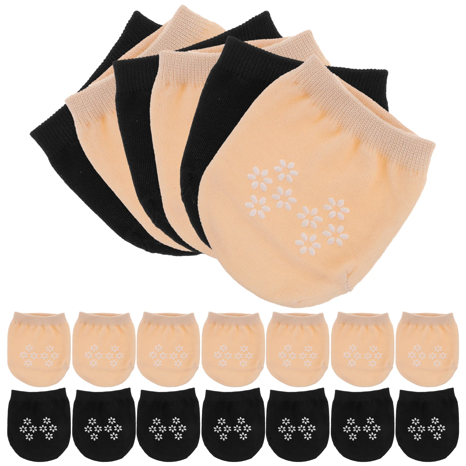 여성용 하프 토 양말 토퍼, 노쇼 노벨티 나일론, 미스 여성용 라이너 뮬 커버, 10 쌍 