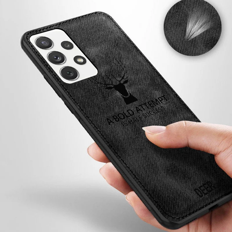 Luxus Stoff Stoff Hülle für Samsung Galaxy S22 S21 S20 FE S10 S9 S8 Plus Note 20 Ultra 10 Pro A51A52 A71 4G A32 A72 Cov_voghion.com