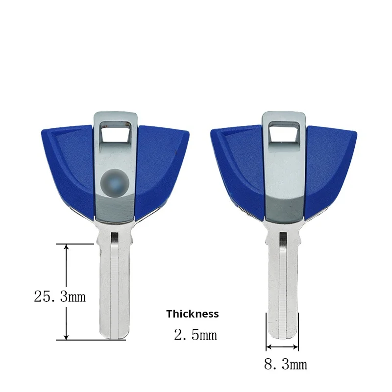 BMW motorcycle key embryo suitable for BMW F650 F700 F800GS R1000RR R1200GS (can be placed anti-theft chip)