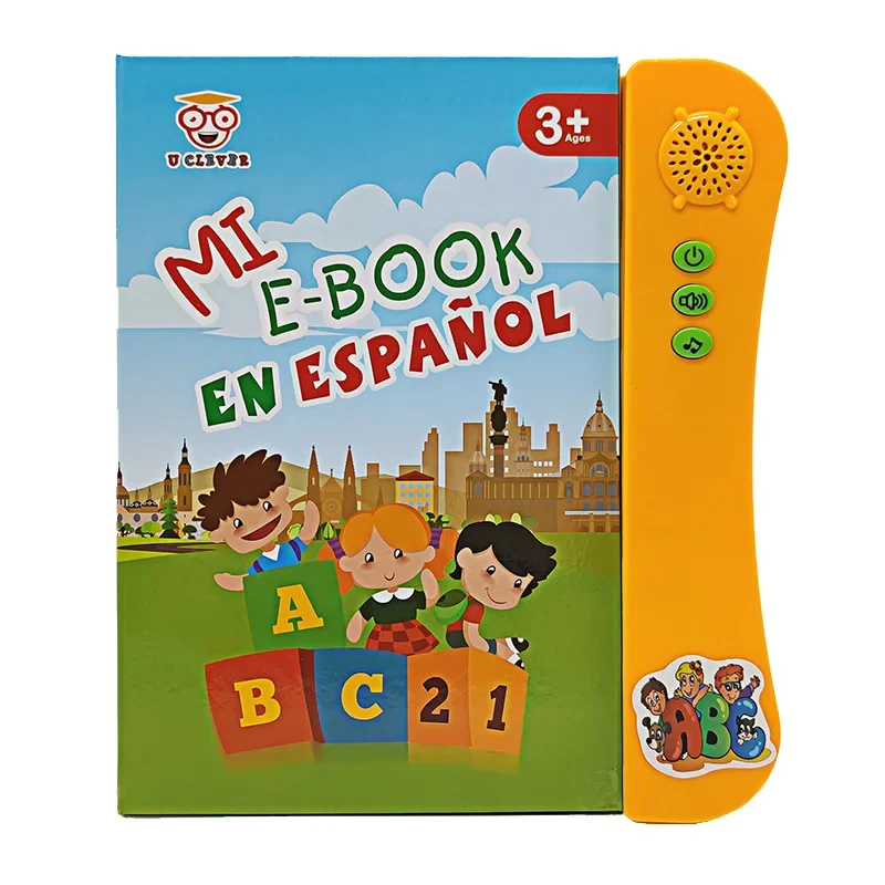 Learning Sound Book Reading Machine Educational Toy for Children Spanish