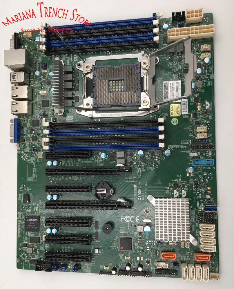 

X10SRL-F for Supermicro Embedded Motherboard LGA2011 E5-1600/2600 V3/V4 Family DDR4 ECC i210 Dual Port GbE LAN 7 PCI-E Slots