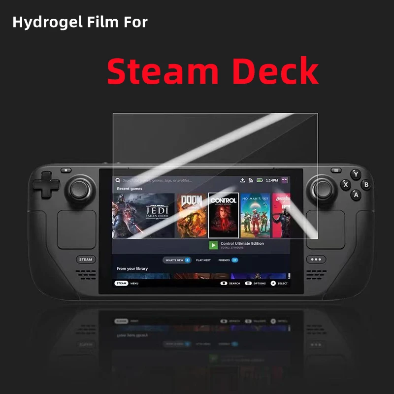 

2pcs HD Hydrogel Film For Steam Deck Matte Screen Protector For Steam Deck Clear/Frosted Hydrogel Protective Film