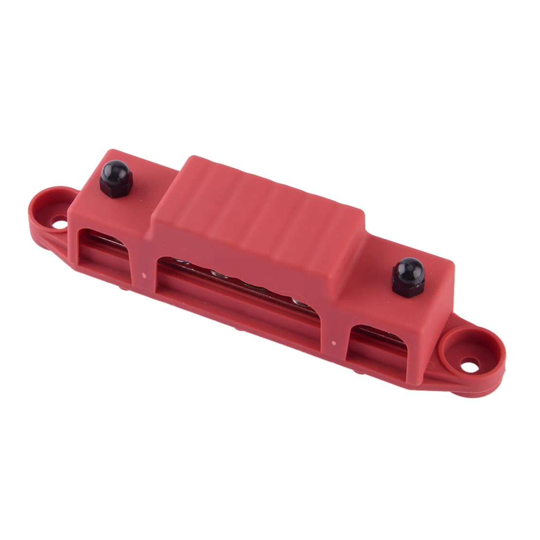 

Red 12 Point M6 Studs Busbar Bus Bar Terminal Power Distribution Block 180A For Car RV Boat Ship Yacht Automobile Cable