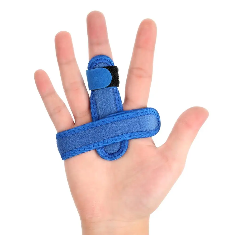 

Adjustable Trigger Finger Splint with Steel Corrector Wrist Brace Support Immobilizer Treatment for Sprains Pain Relief Injuries