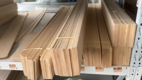 Legno Balsa Taglio Facile Artigianato Legno Di Balsa Per Modellismo - Fogli 10x100cm Spessore 30mm Per Artigianato Listelli Balsa Per Aerei - Foto 2