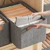 3/2pcs Dustproof Clothes Quilts Storage Bag Organizers with Handle Non-woven Saving Space Bag Travel Storage Bedroom Bedding Bag 1