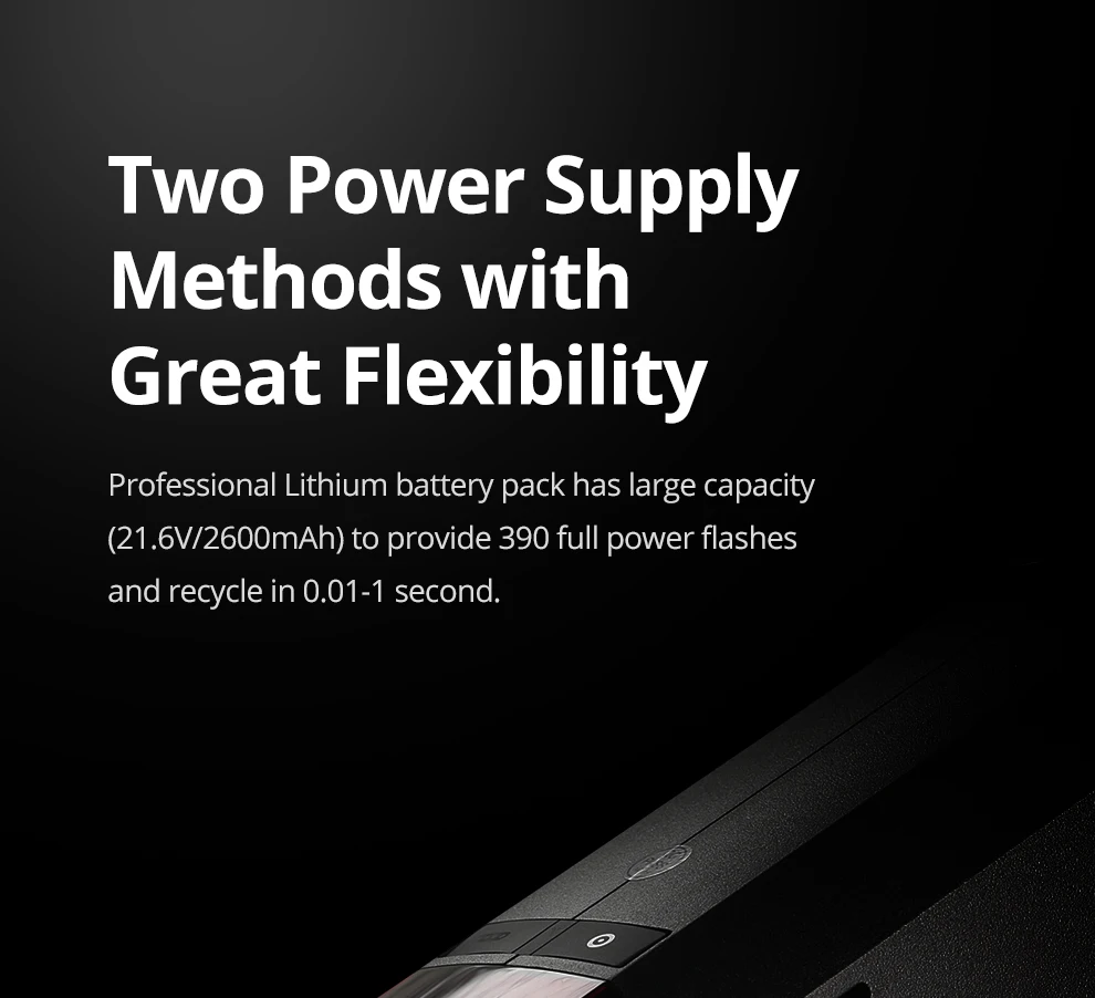 Godox 400W AD400 Pro WITSTRO All-in-One Outdoor Flash AD400Pro Li-on Battery TTL