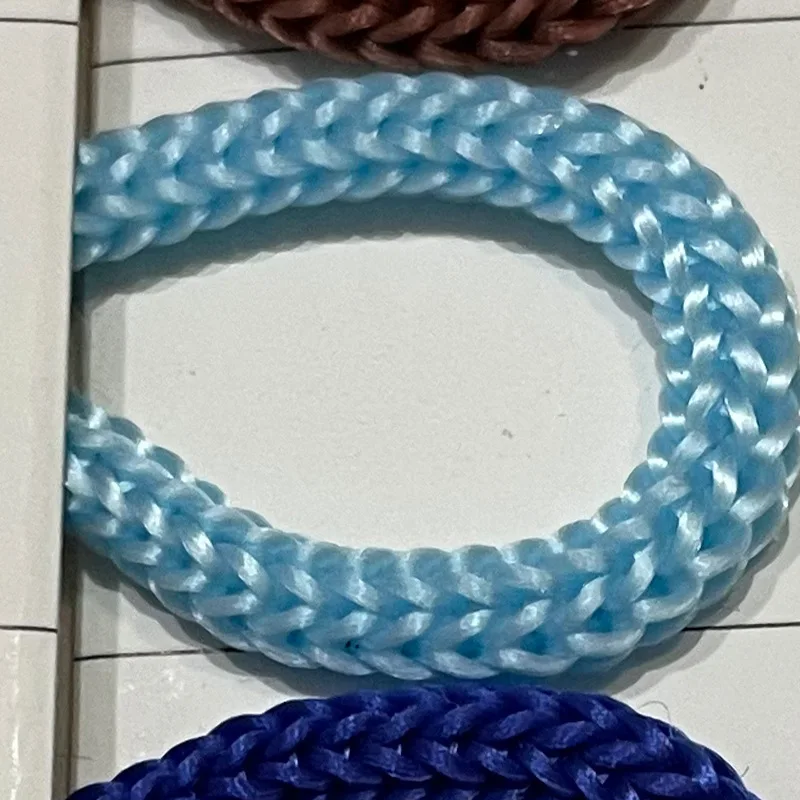 Vibrant 4mm Nylon Crochet Cord for Hand-Woven Macrame and Bracelets – Multiple Length Options