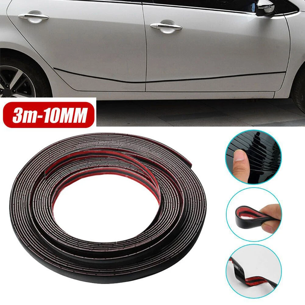 

Отделочная Защитная кромка, литье, водонепроницаемый 10-миллиметровый противовозрастной черный бампер, защита, декоративная полоска мягкий ПВХ хром, автомобильные аксессуары