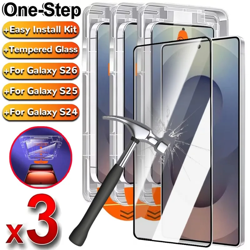 Premium Tempered Glass Screen Protector with Easy Install Kit - Anti-Scratch Protective Film