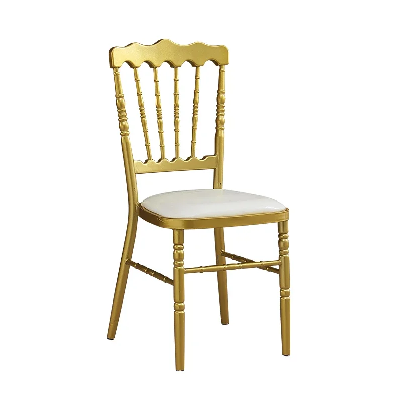 Banqueting Chair Lounge Chairs Glossy Garden Party White Furniture Wedding Social Events Carnival Muebles Napoleon