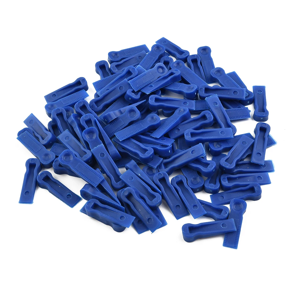 100Pcs Plastic Tile Spacers Reusable Positioning Clips Wall Flooring Tiling Tool Leveling System Tiling Spacer Locator tile spacers tile leveling clips tile leveling tools