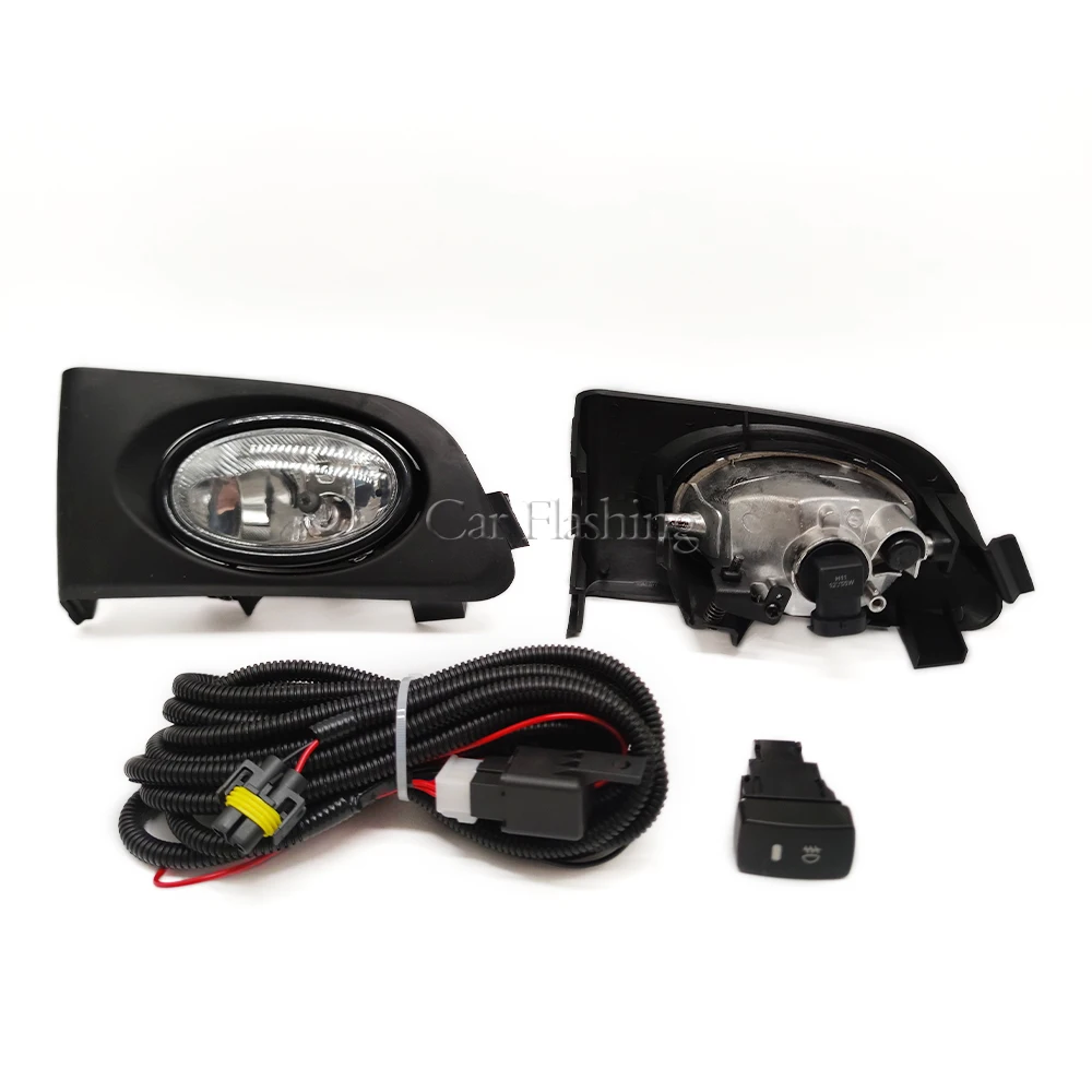 Complete LED Fog Light Kit For 2022-2024 Honda Civic - Includes Lamps, Switch & Wiring