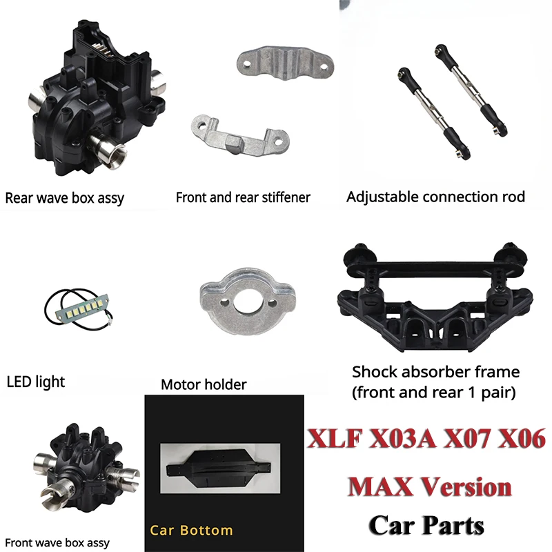 XLF X03A X07 X06 MAX Version RC Remote Control Car Parts