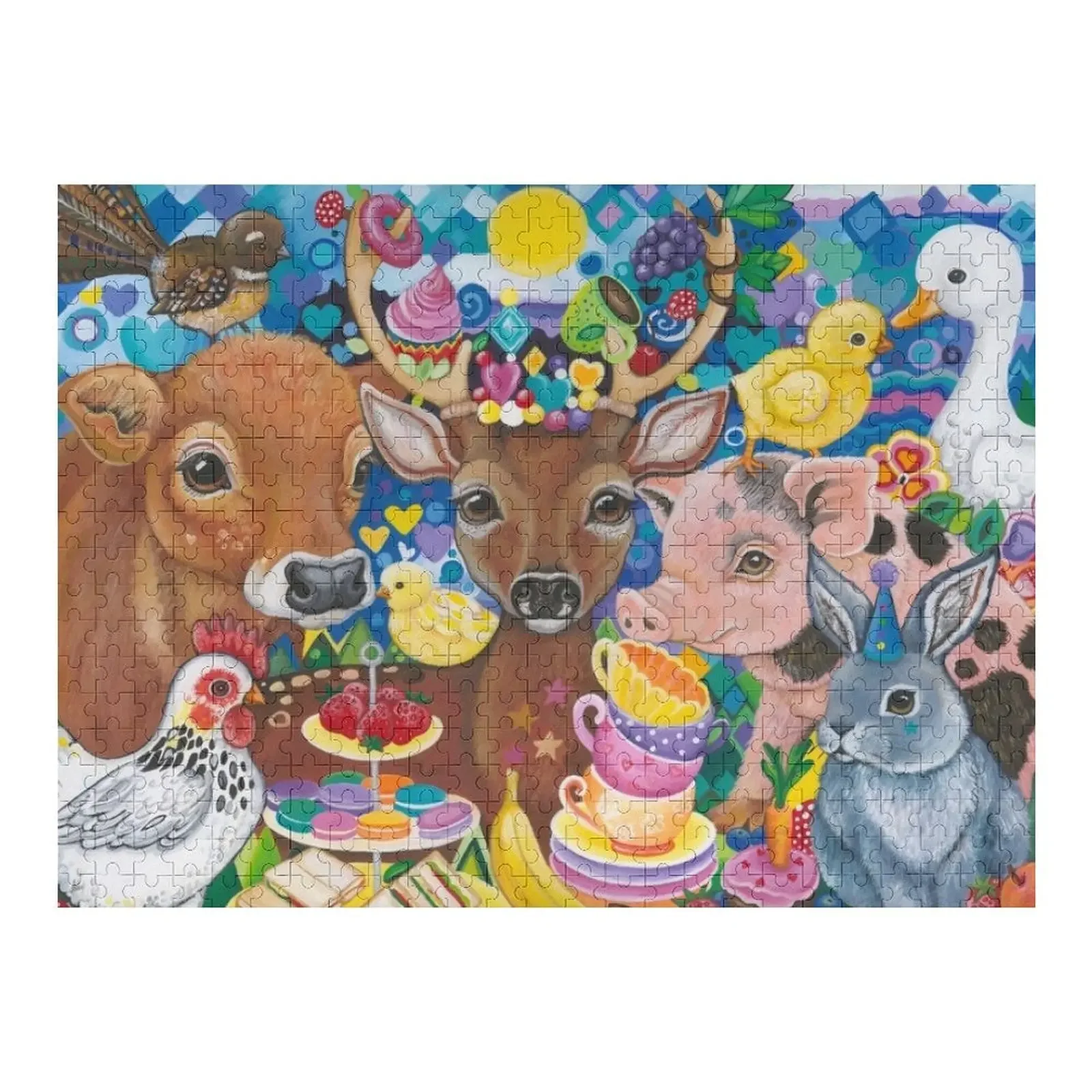 

High Tea Jigsaw Puzzle Personalize Customizeds For Kids Anime Puzzle