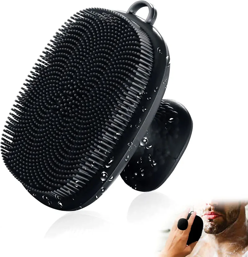 Facial Cleansing Brush Silicone Face Scrubber for Men and Women Facial Cleansing Brush Manual Cleansing Skin Care Brushes