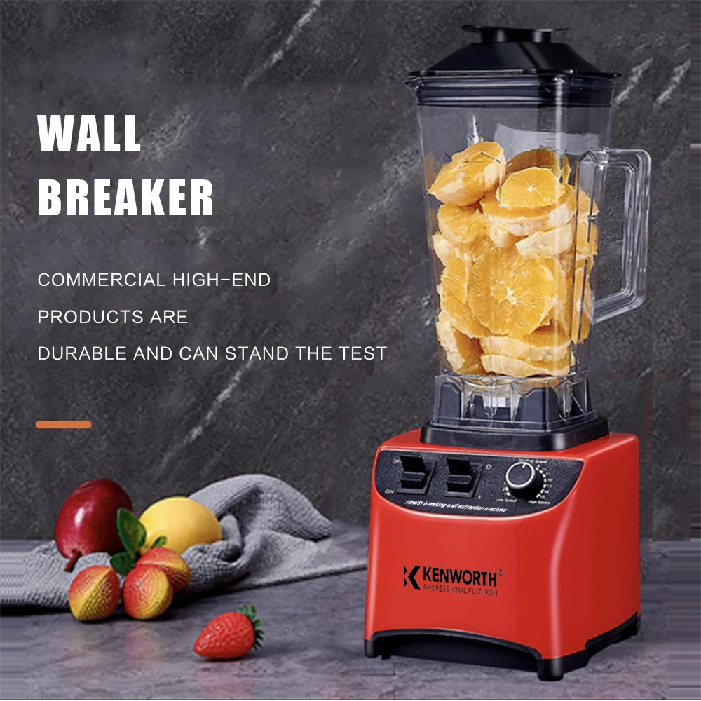 

EXSAMO 1800W Household Smart Timer Juice Blender 2L Fruit Mixer High Power Speed Juicer Food Processor Ice Smoothies Crusher