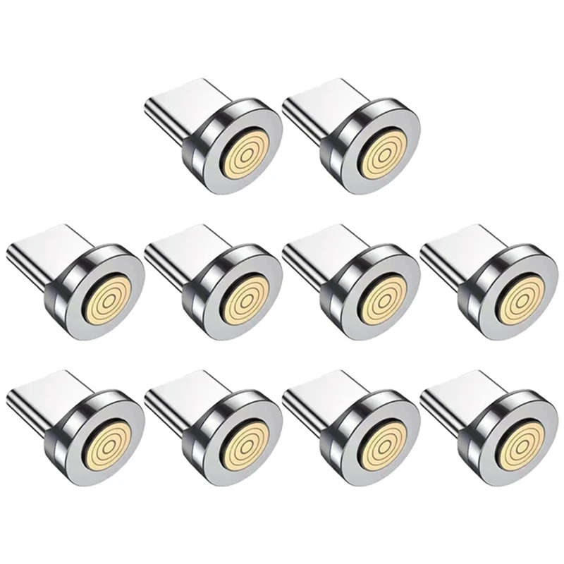 7Pin Type C Magnetic Plug Tips Fast Charging Cable Adapter For Magnetic Charger 360&deg; Degree Rotation Connector