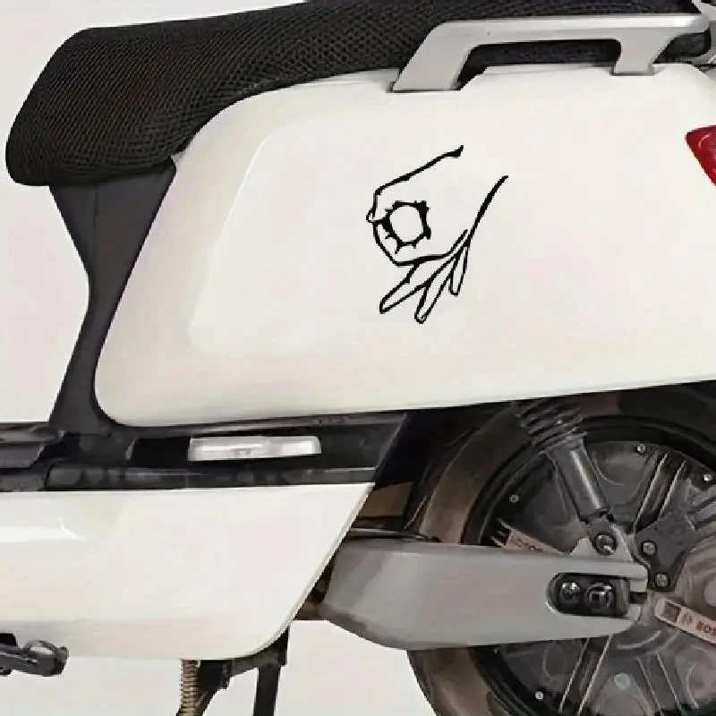 gotcha! Circle Game Funny Car Decal - high-quality, weather-resistant Vinyl - Easy Application & Removal For Vehicles