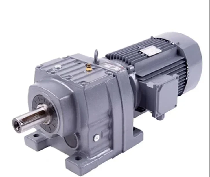 high quality R Gearbox Speed Reducer helical gearbox 3hp gear motor 3 phase gear motor