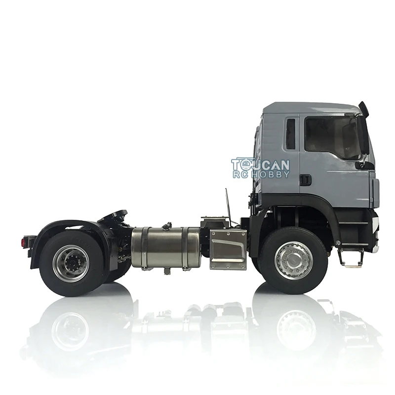 1/14 LESU Man Tgs 4X2 Metal Chassis RC Tractor Truck Painted Cab Radio Light for Remote Control Toy Tamiyay Trailer THZH0951 3