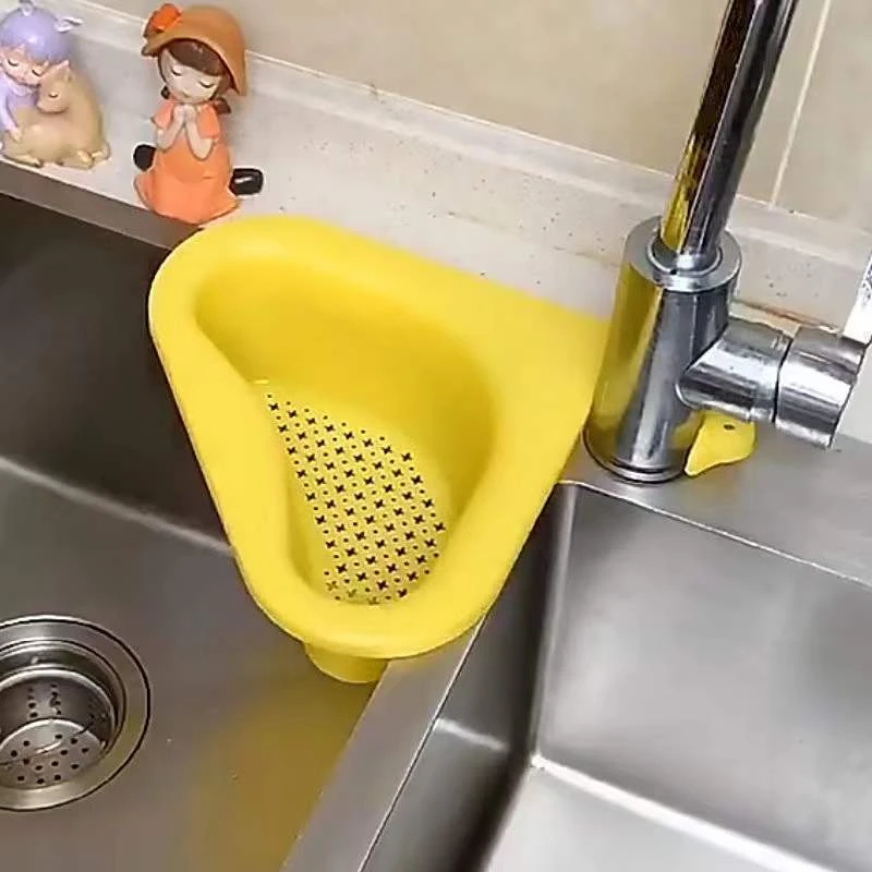 

Kitchen sink drain basket sink leftovers soup filter frame multi-functional hanging swan drain basket