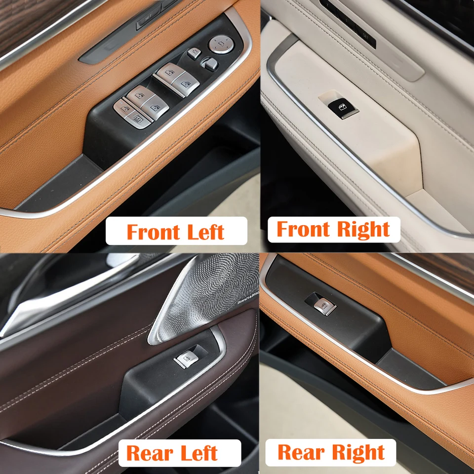 Couvercles De Poignée De Porte Pour BMW G30 5 Series / X3 / X4 / IX3 - Style Fibre De Carbone - 2 Pièces - Faciles à Installer