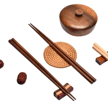 일본 뾰족한 젓가락 가정용 호텔 나무 식기, 커플 젓가락 요리 스시 젓가락