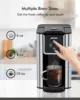 SIFENE Single Serve Coffee Maker, 3-in-1 Quick Brew for Coffee Pods, Ground Coffee, & Loose Tea, 1150W, Compact, Black 5