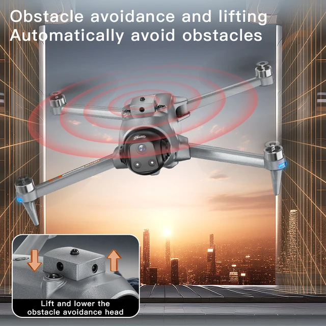 New AE20 MAX GPS Drone Professional 4K Camera 5G FPV Brushless Airdrop Avoiding Obstacle Screen Control Foldable Quadcopter Toys