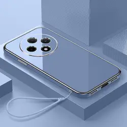 Luxury Square Plating Shockproof Silicone Back Cover for OPPO Reno12F 4G (Gs6D grey)