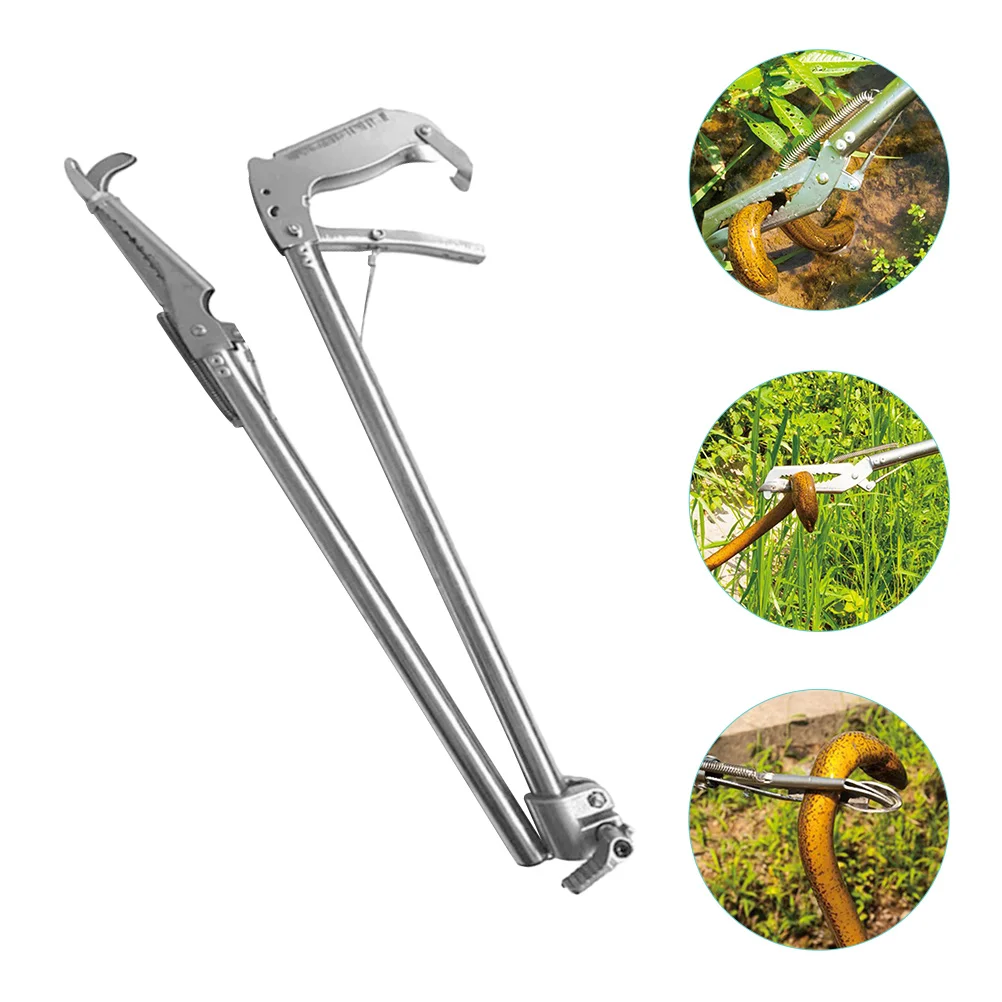 Stainless Steel Thickened Non Slip Clamp Eel Crab Tong Scissor Clip Kitchen Utensils Dining Tools Bar Accessories Outdoor
