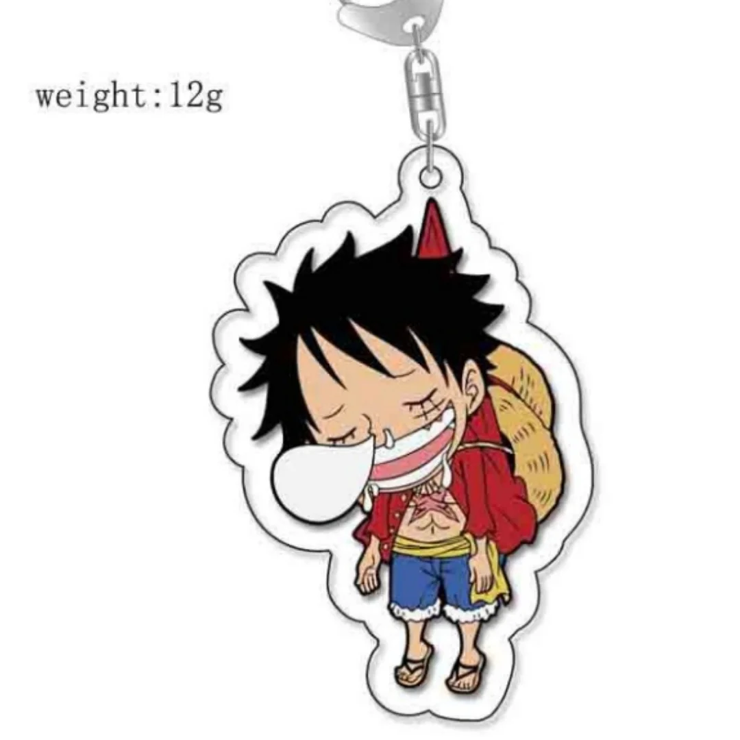 One Piece Anime Cartoon 2D Acryl-Schlüsselanhänger Monkey D. Luffy Solon Anhänger Geschenk-Schlüsselanhänger für Fans Studenten Mädchen Jungen Geschenke – Detail 9