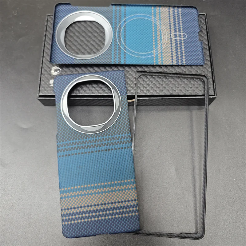 Carbon Fiber Magnetic Aramid Fiber Shockproof Protective Phone Case
