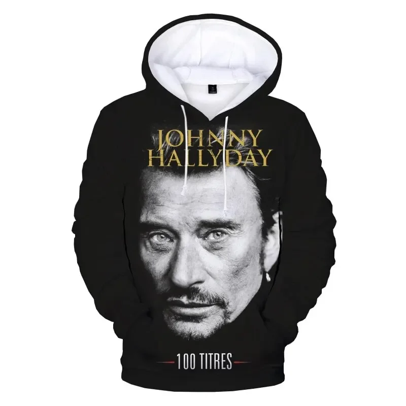 thumbnail image 1 of Nueva sudadera con capucha para hombre del cantante de rock Johnny Halliday, sudadera con capucha de moda urbana de hip hop con estampado 3D, ropa de hombre de gran tamaño a la moda, 1 of 5