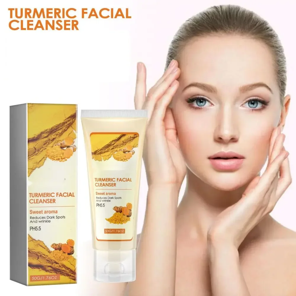 Turmeric Skincare Facial Cleanser Deep Cleansing Gentle Cleansing Skin Barrier Repairing Hydrating 3