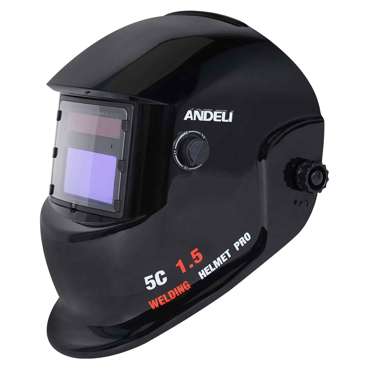 ANDELI Welding Mask Helmet Auto Darkening for Welding Machine Area Welding Mask With Top Optical Clarity 1/1/1/2