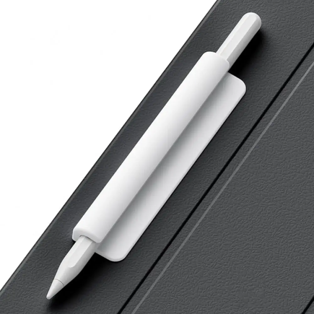 Silikon-Stifthalter, Anti-Verlust, selbstklebend, Tablet-Stift-Etui, einfarbig, flexibel, für Stift der 1. und 2. Generation – Detail 8
