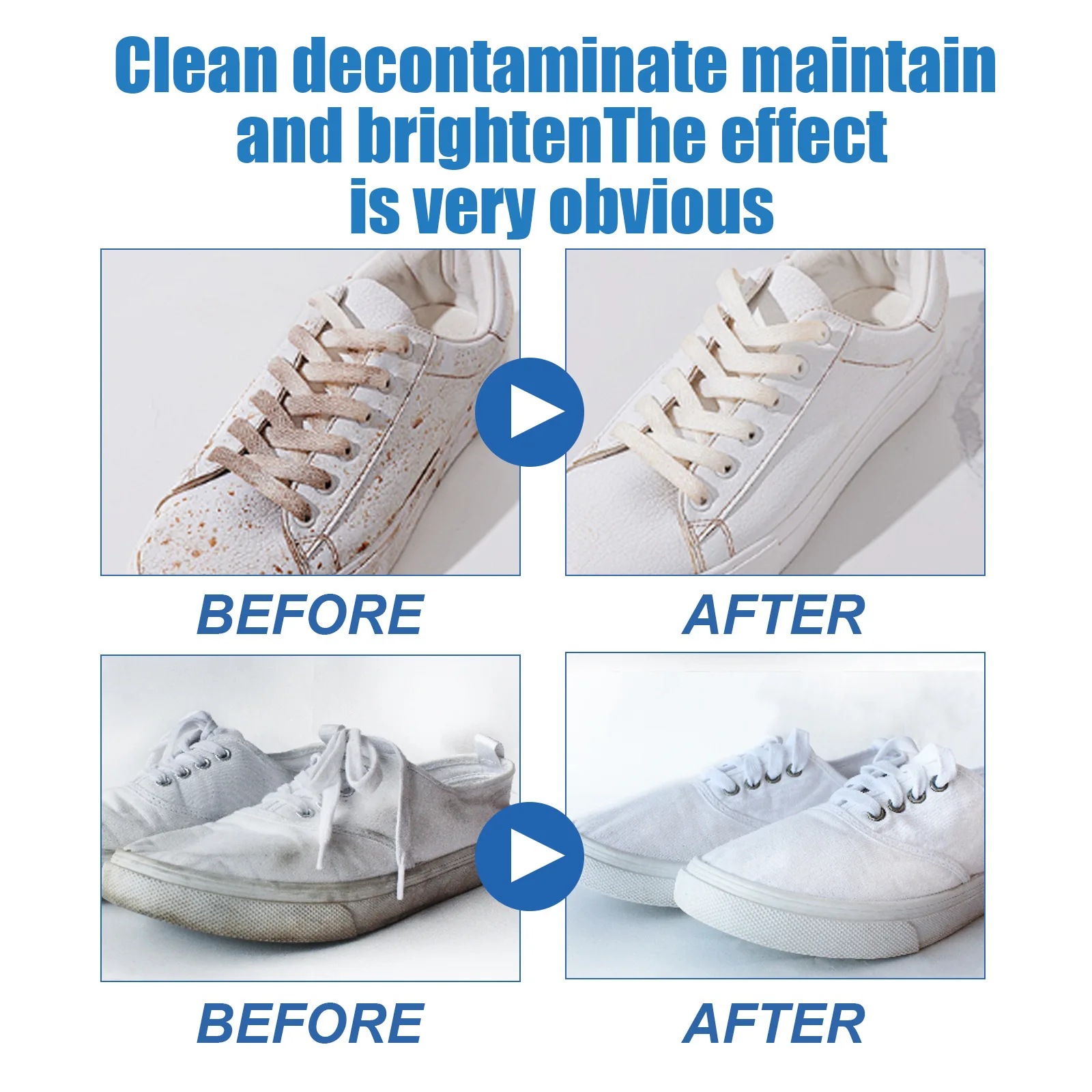 Shoes Cleaning Foam White Shoes Dirt Polish Cleaner Sneaker Yellow Whitening All Purpose Cleansing Canvas Shoes Cleaning Agent 3