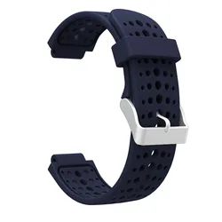 Silicone Sport Watch Band Bracelet (Dark blue)