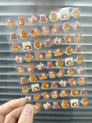 Kawaii Rilakkuma Expressions Nail Art Stickers - Cute and Waterproof Decals (30 - MINI)
