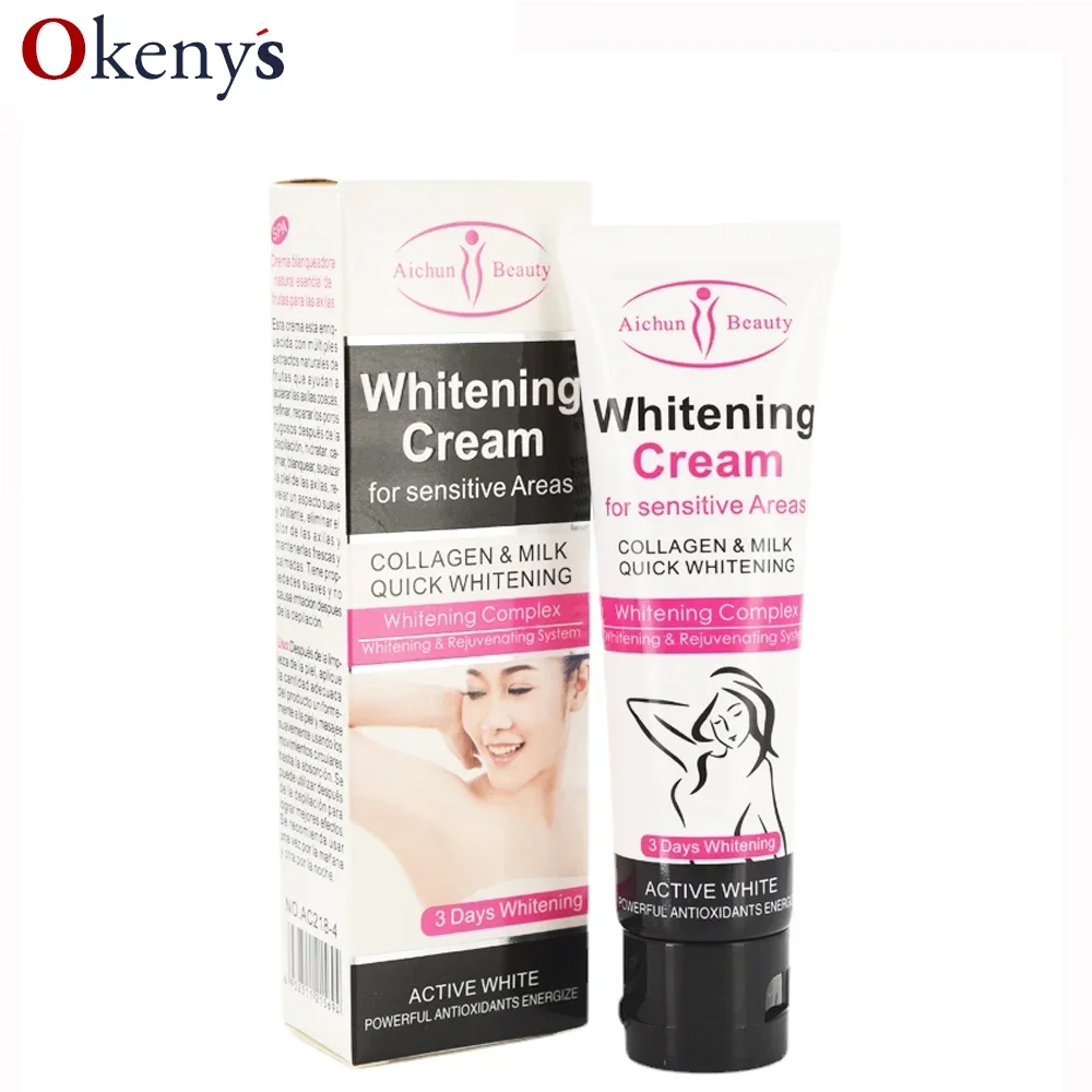 Aichun Beauty Body Creams Armpit Whitening Cream Between Legs Knees Private Parts Whitening Formula Armpit Whitener Intimate