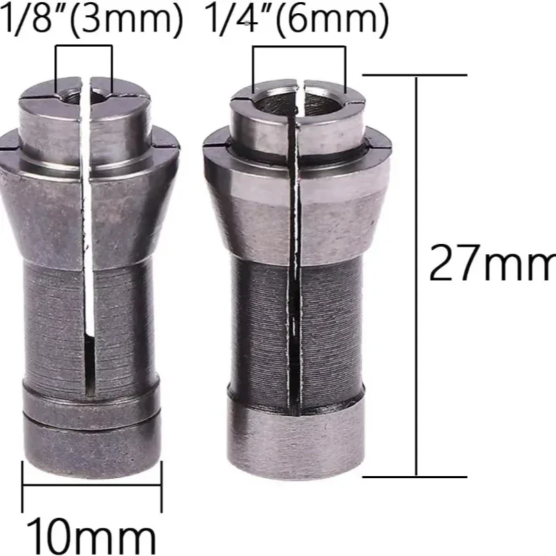 Draper 27942 3mm Air Die Grinder Collet - Replacement For 38147 & 20556 Grinders