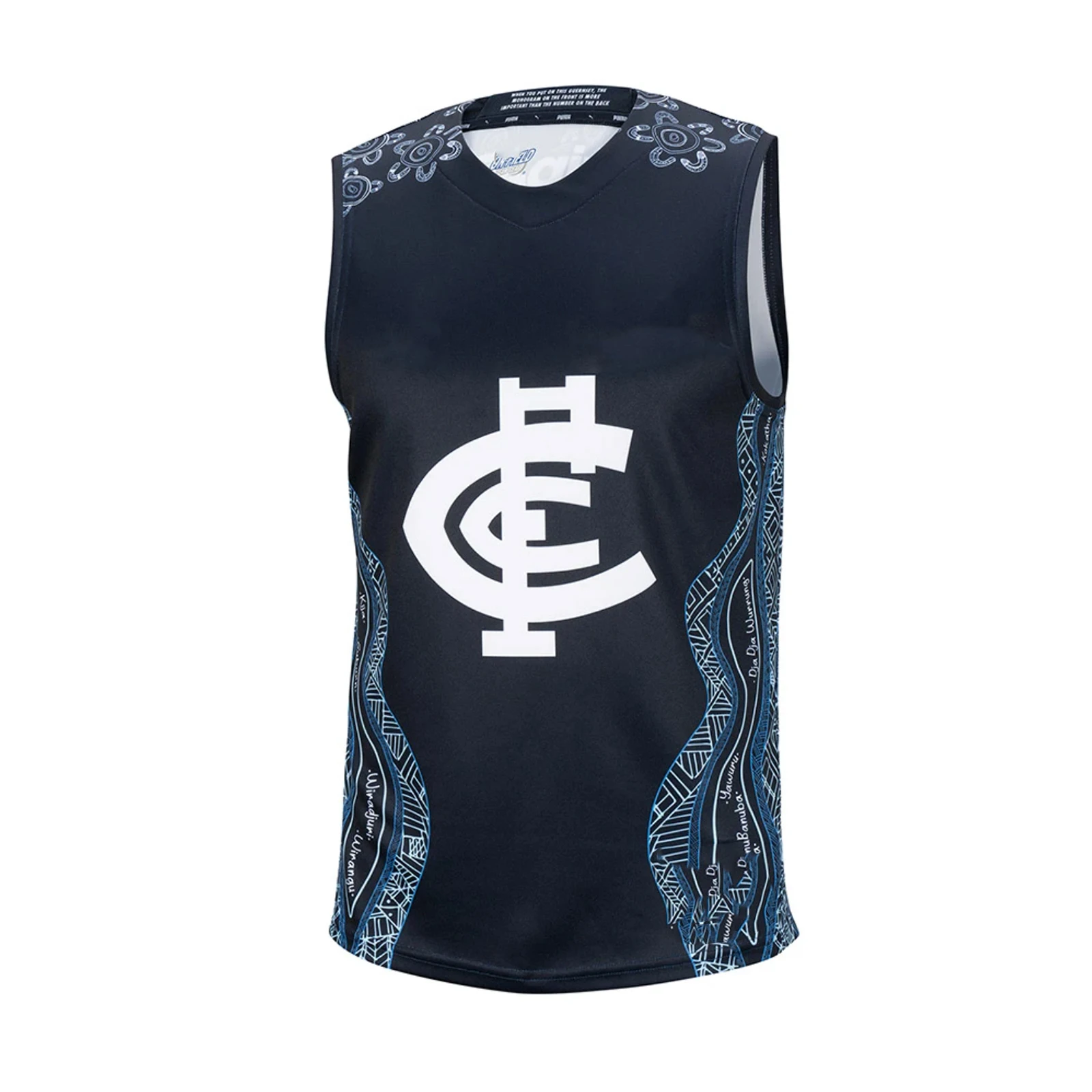 

Carlton 2021 Authentic Indigenous Mens Guernsey