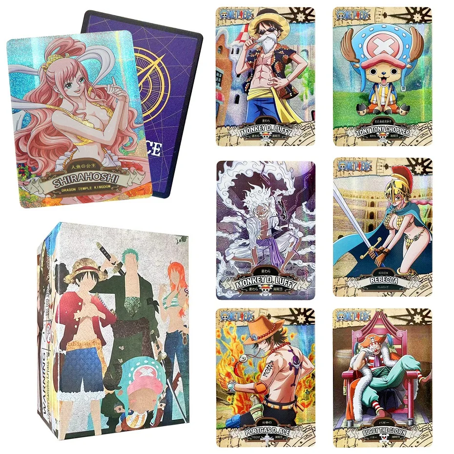 50-100Pcs One Piece Card English Version Holographic SSR